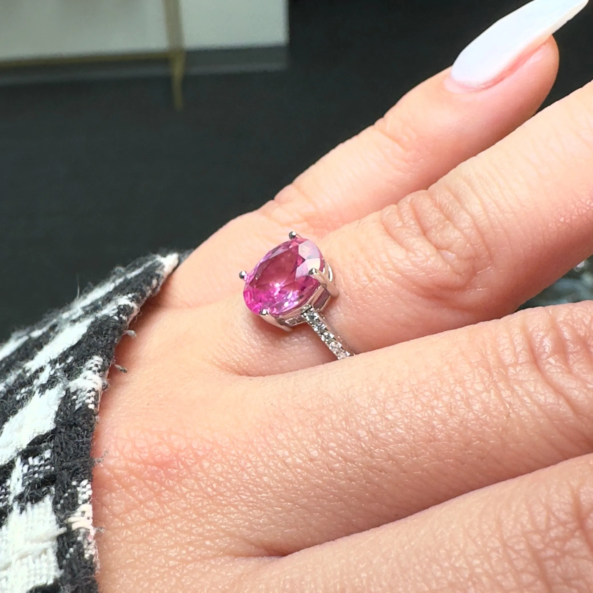 GIGI PINK SAPPHIRE RING