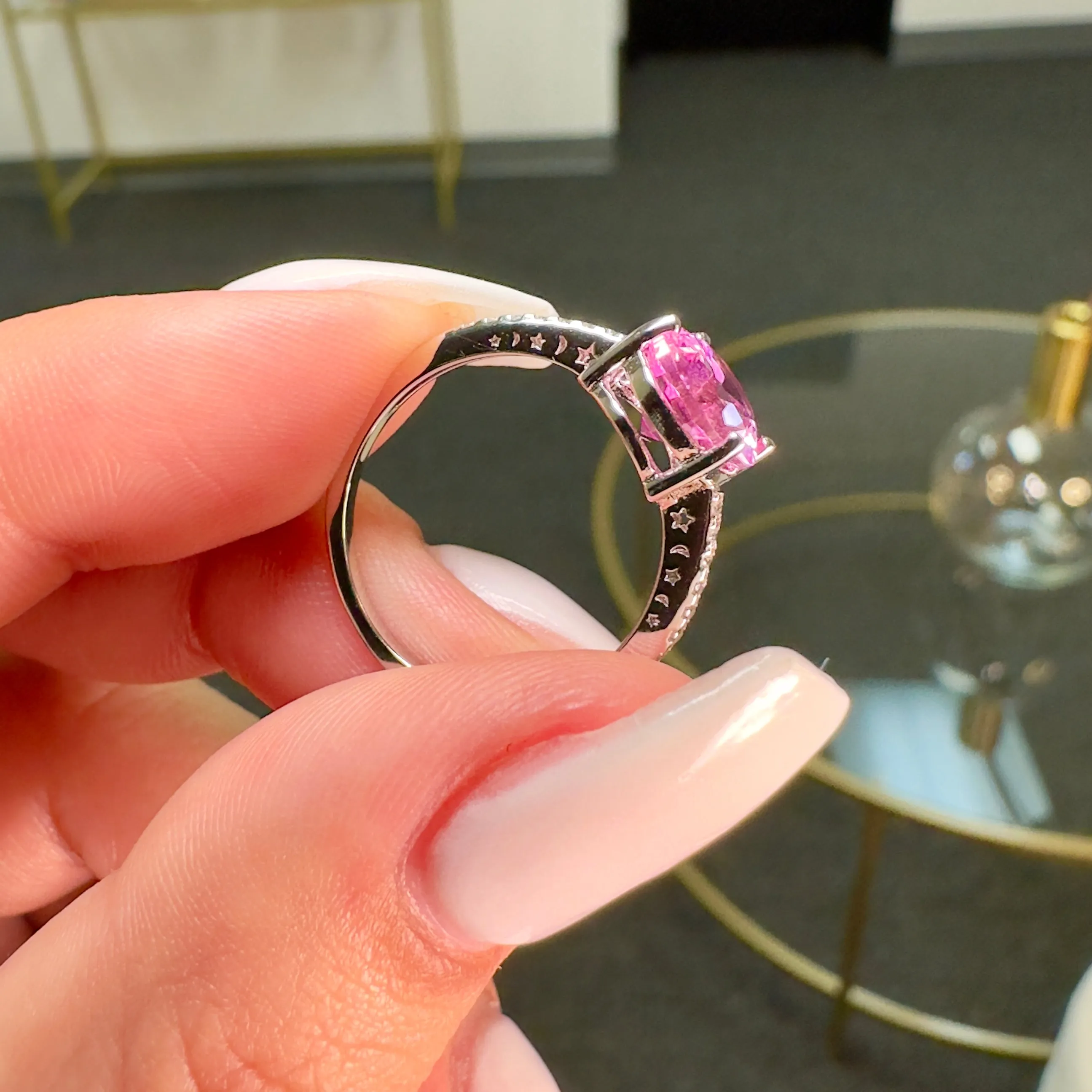 GIGI PINK SAPPHIRE RING