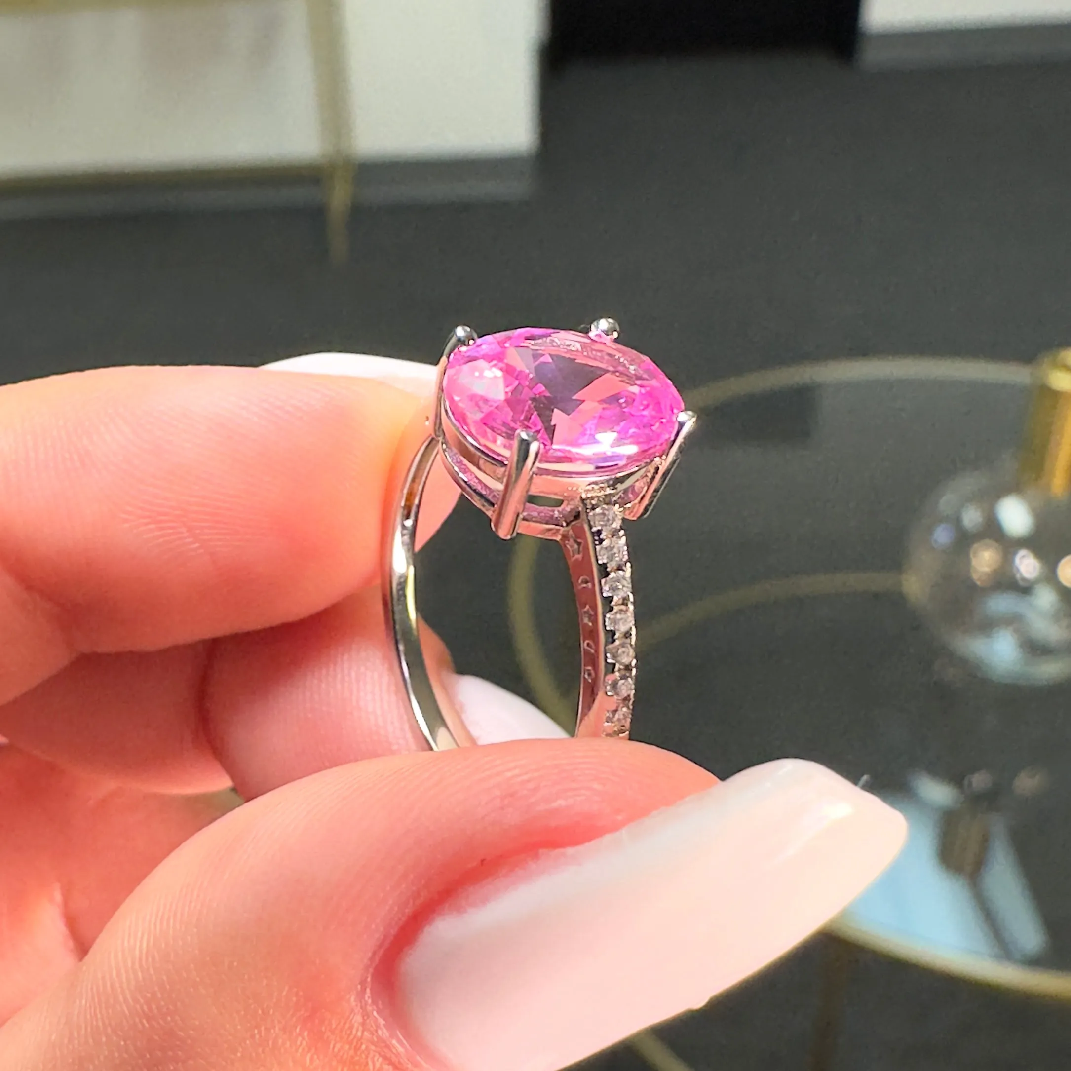 GIGI PINK SAPPHIRE RING