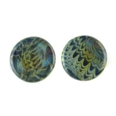 Glass Plugs - Exotic Aqua