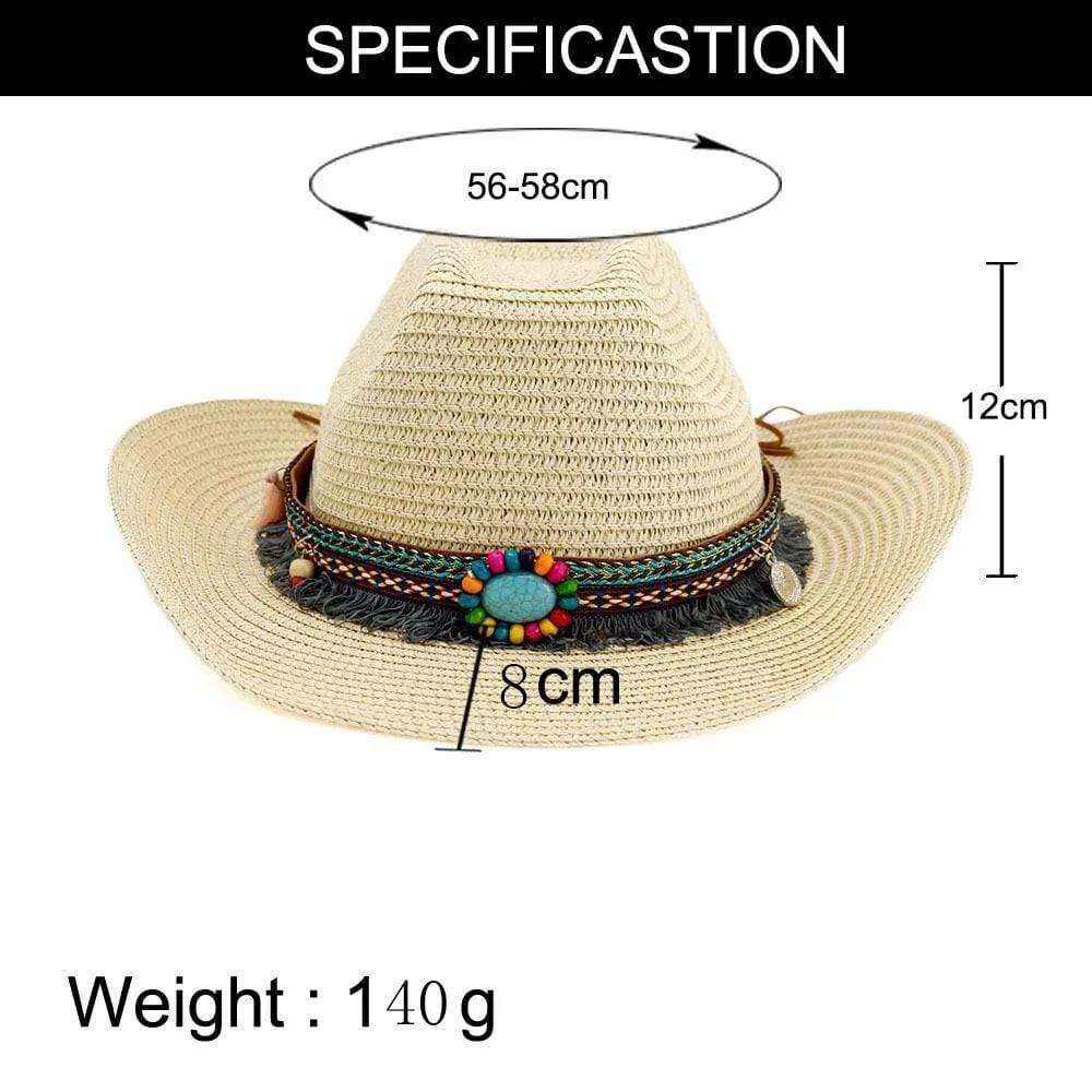 Global Cowboy Straw Hat