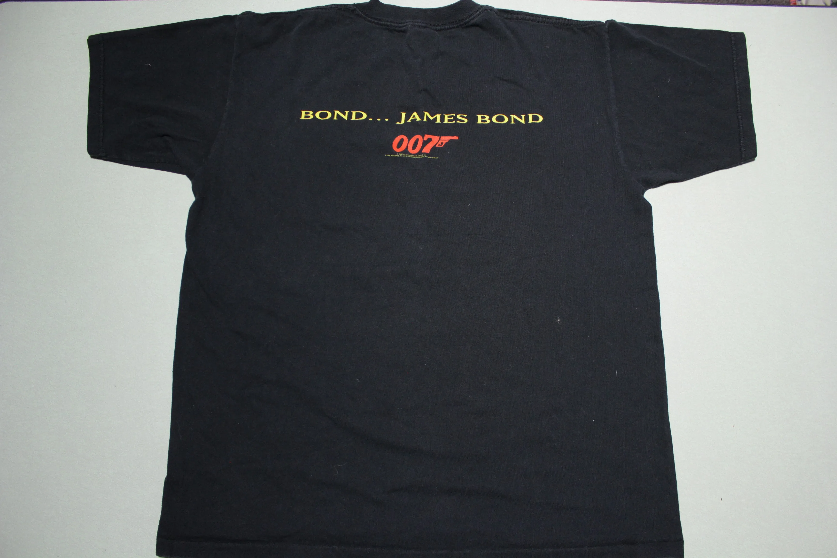 Goldeneye Vintage James Bond 007 Licensed 1995 90's Promo T-Shirt