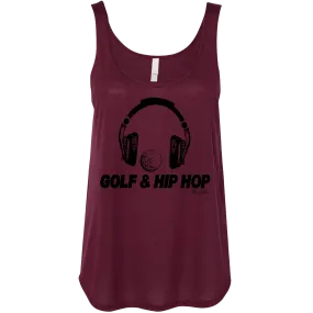 Golf & Hip Hop Women's Tank Top Maroon