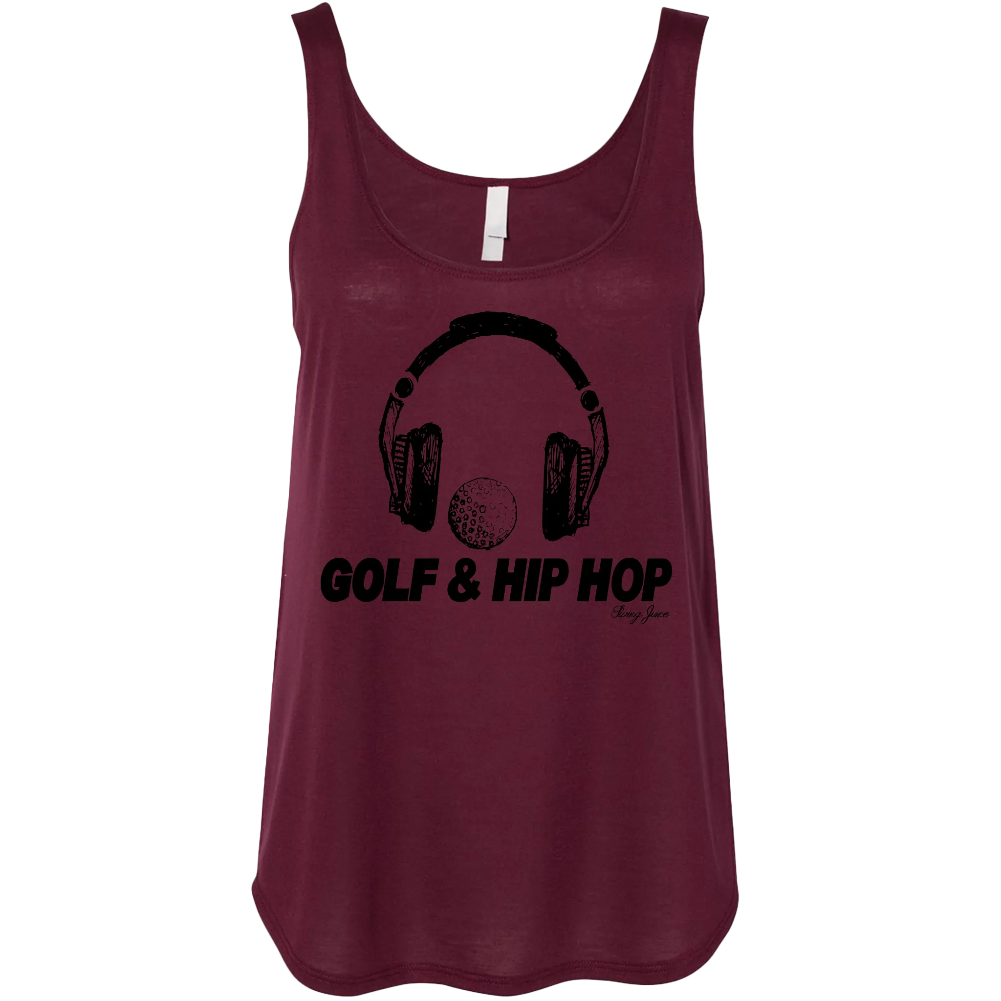 Golf & Hip Hop Women's Tank Top Maroon