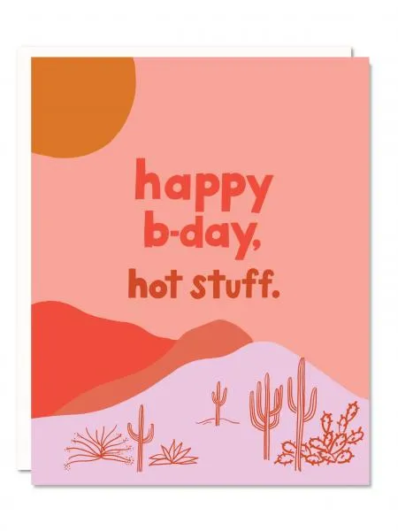 Hot Stuff Birthday Card