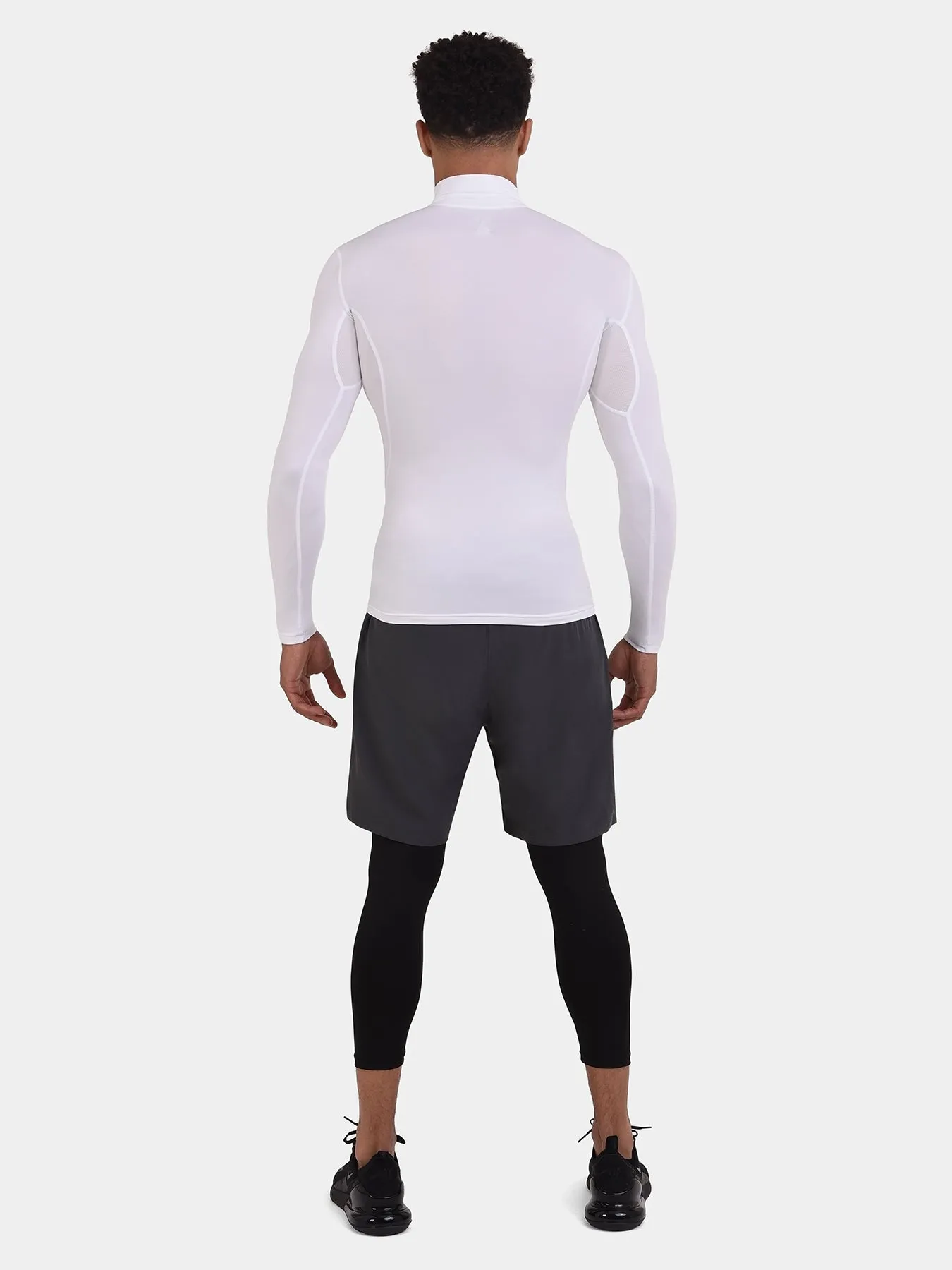 Hyperfusion Compression Base Layer Long Sleeve Mock Neck For Men