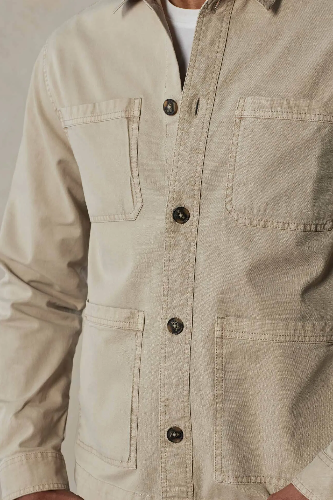 James Canvas Overshirt