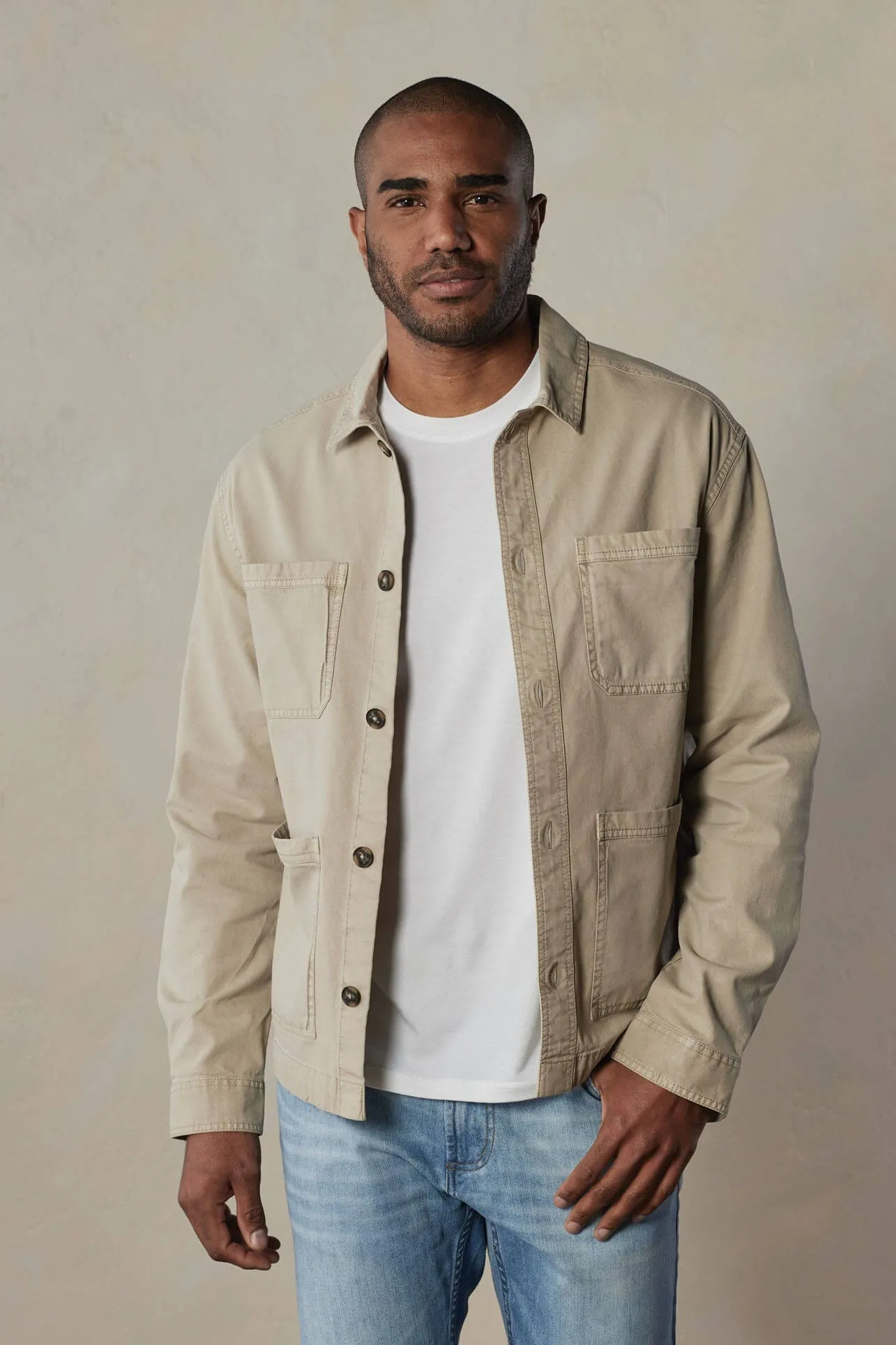 James Canvas Overshirt