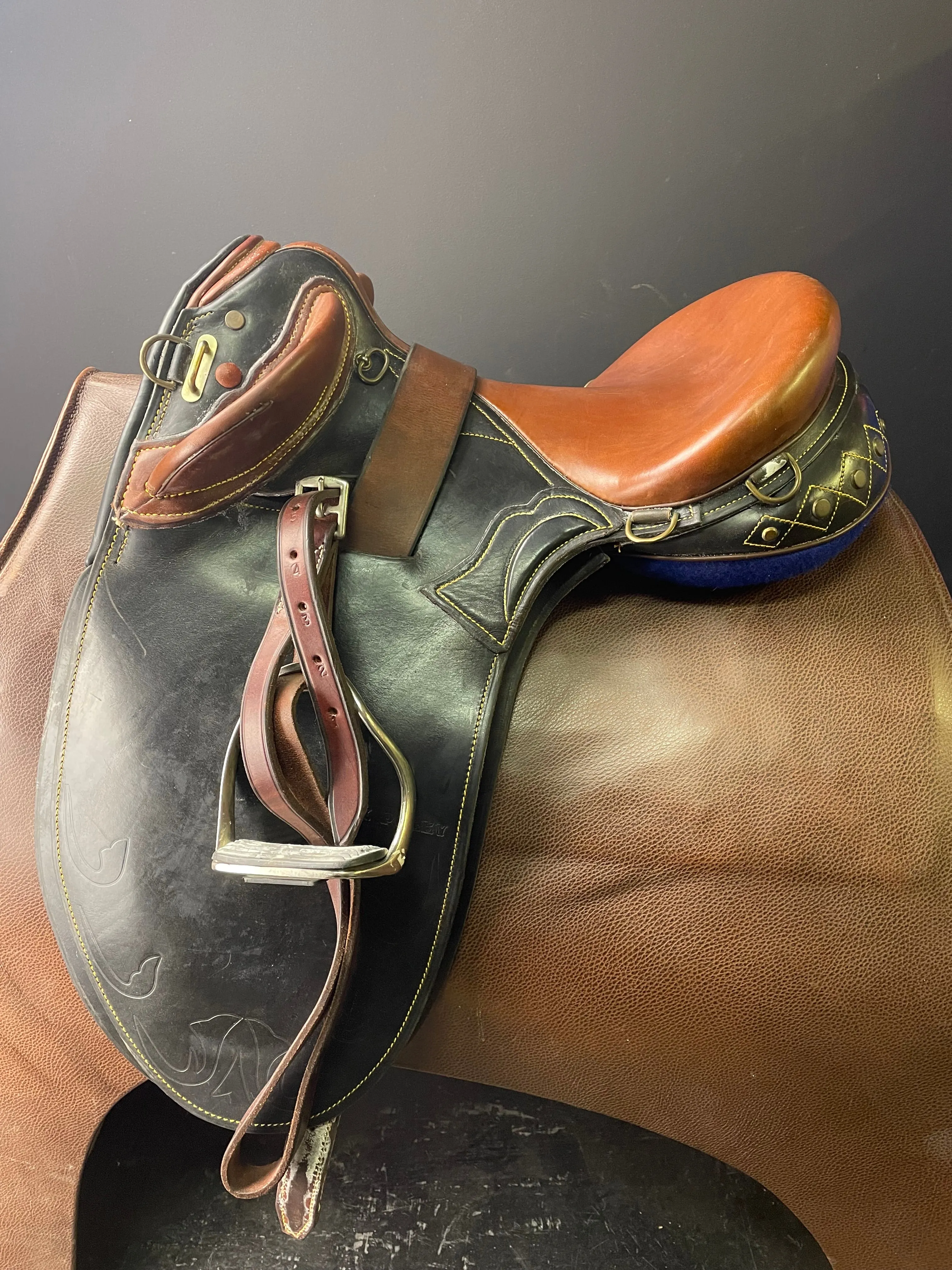 James Saddlery Cox Poley Stock Saddle 15 ID:2095L