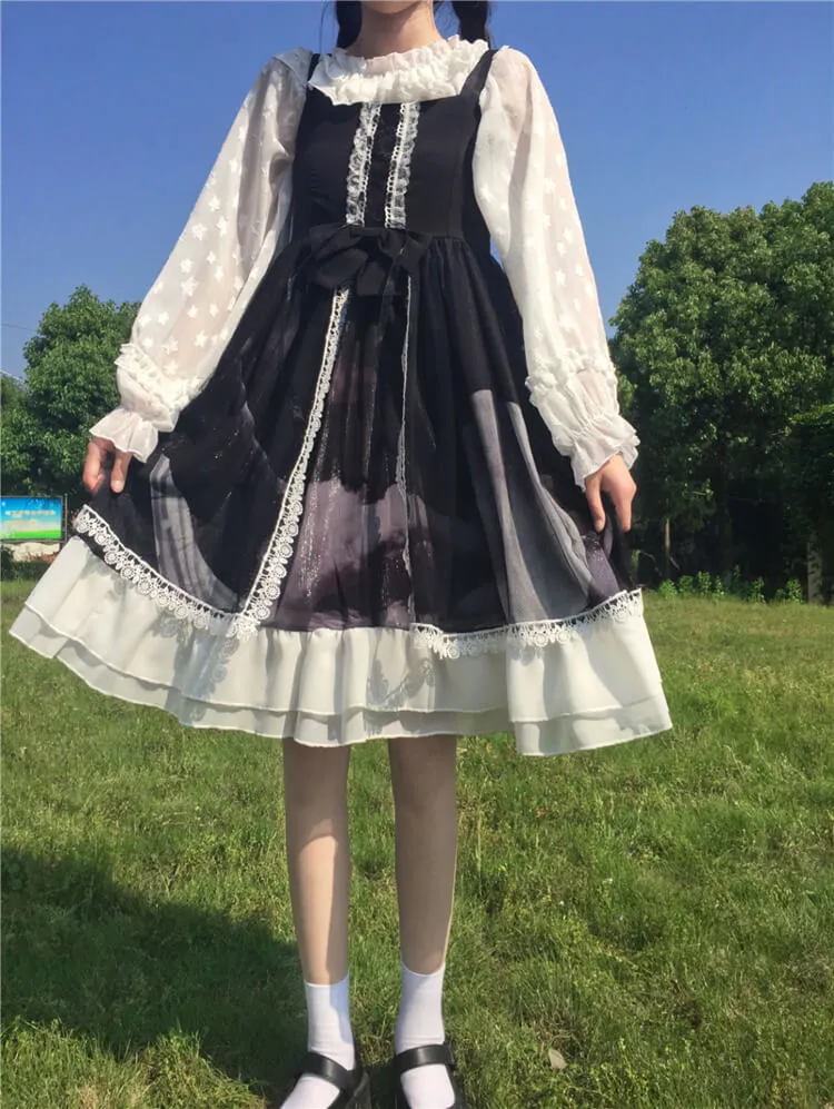 JAPANESE LOLITA SOFTGIRL HIGH WAIST DRESS BY97295