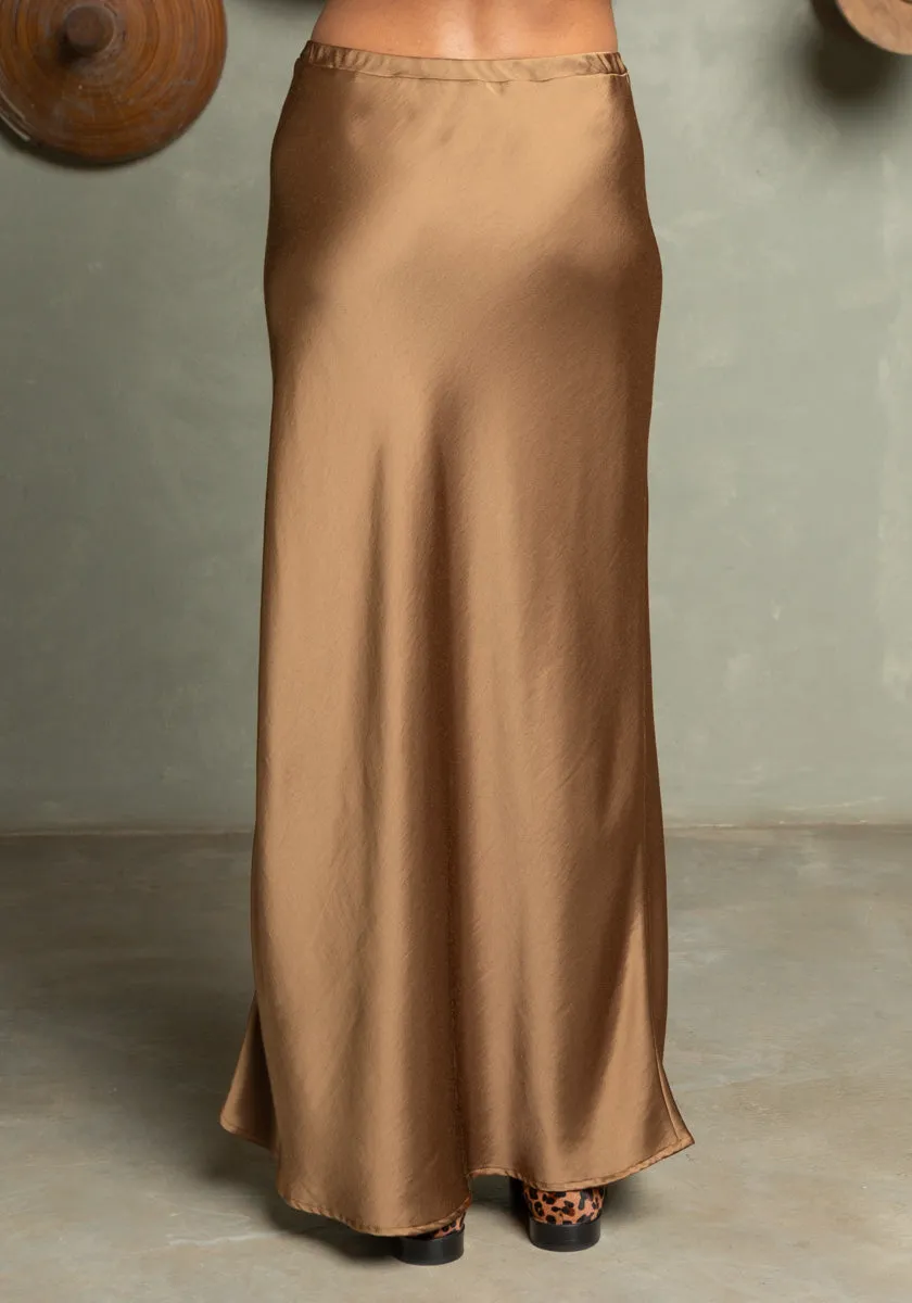 Jupe LINHA Satin Bronze