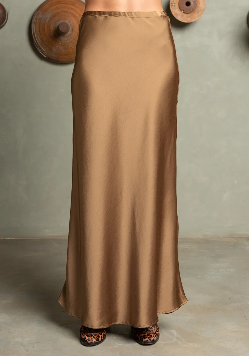 Jupe LINHA Satin Bronze