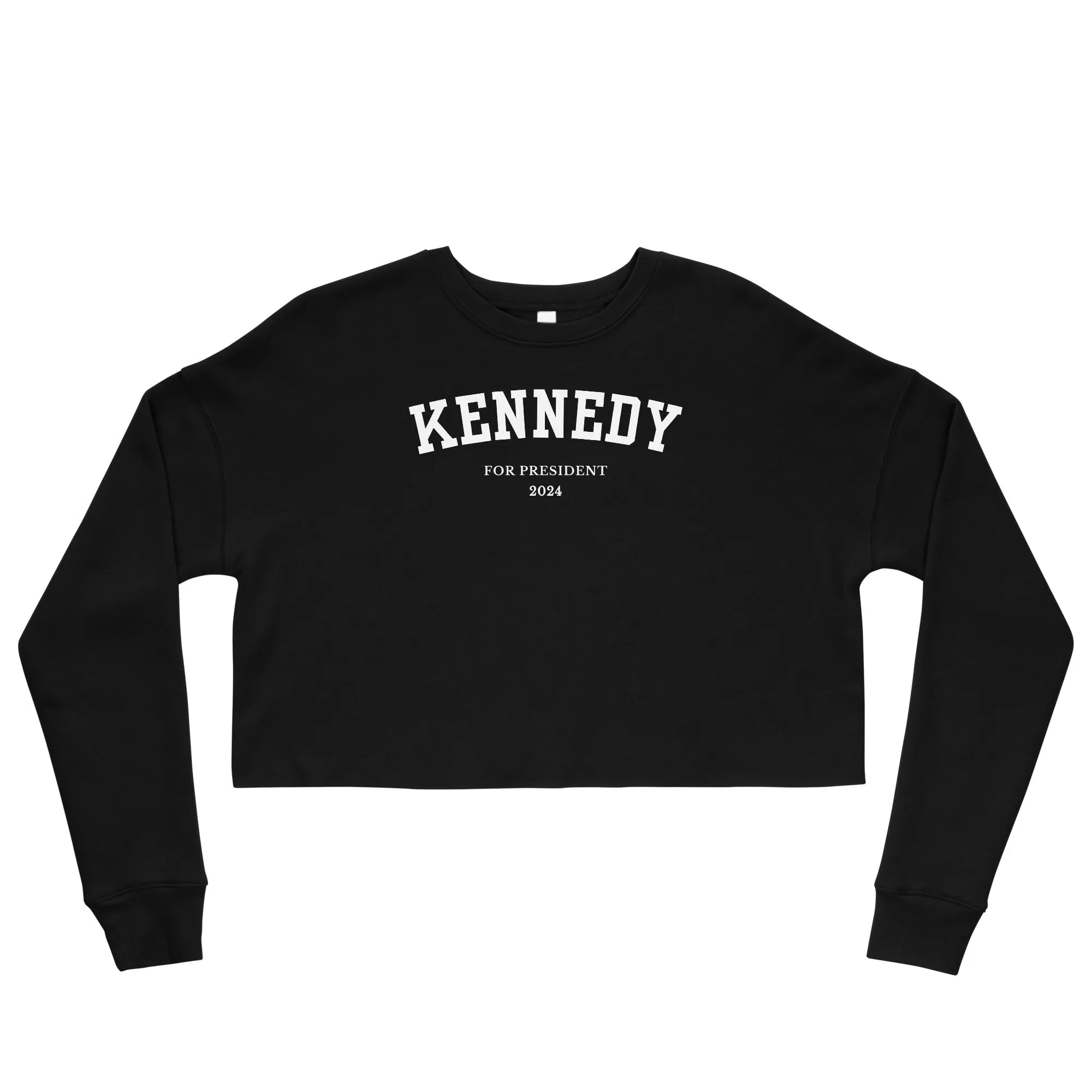 Kennedy for President Collegiate Crop Sweatshirt