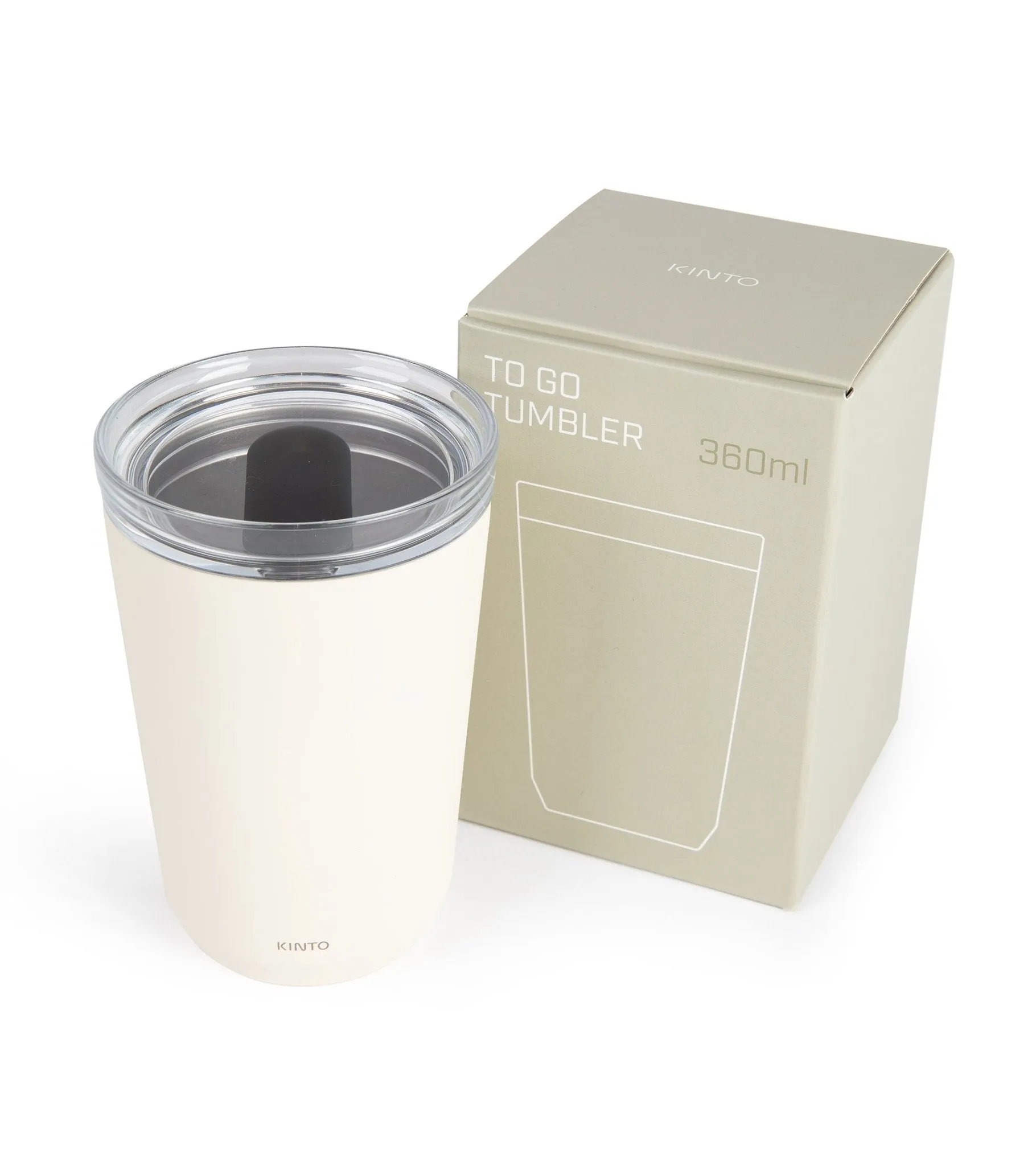 Kinto To Go 360ml Tumbler: White