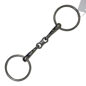 Korsteel JP Curve French Link Loose Ring Snaffle Bit in Stainless Steel - 5