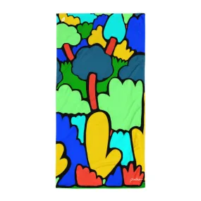 Large Floral ForestTowel