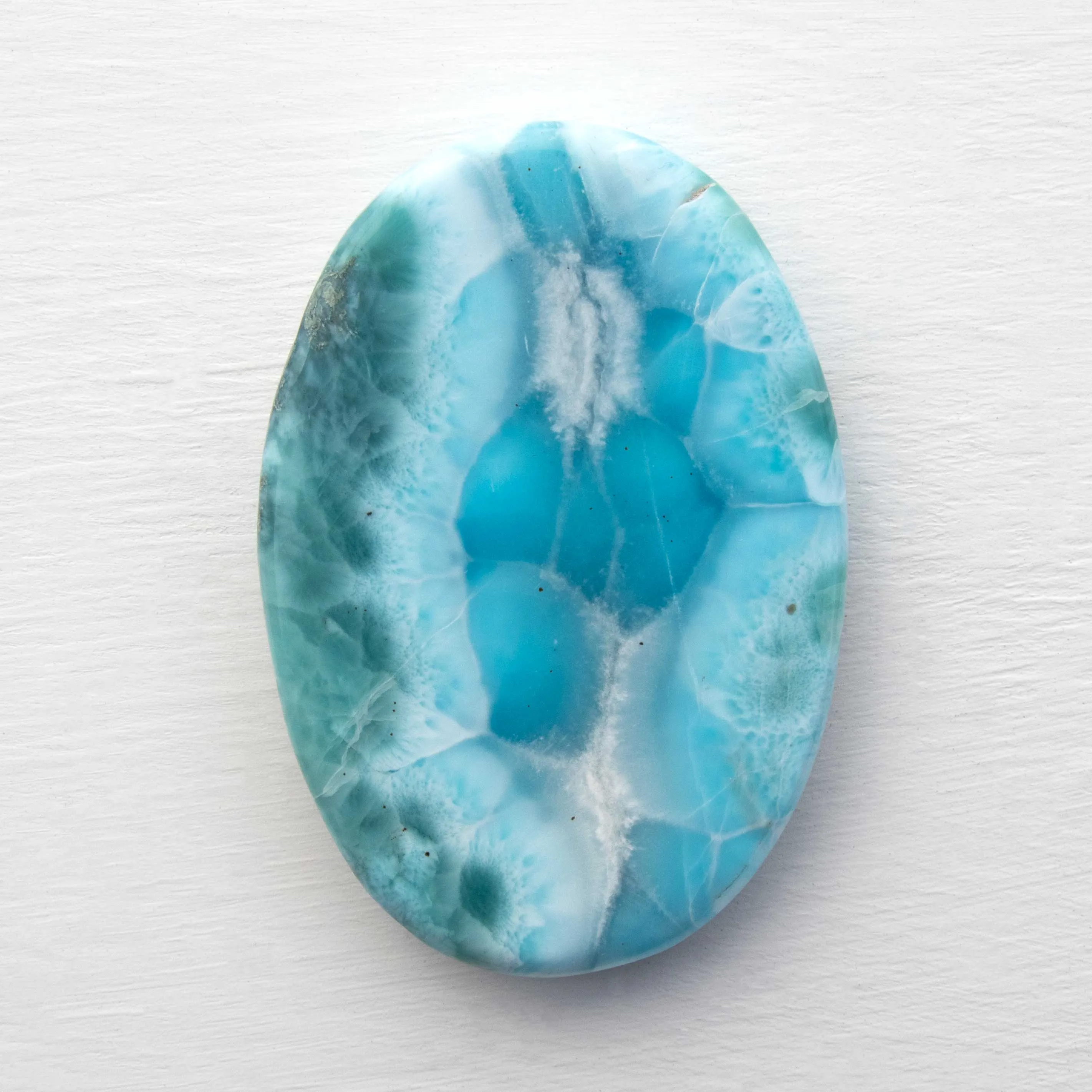 Larimar - AA-Grade, Palm Stone