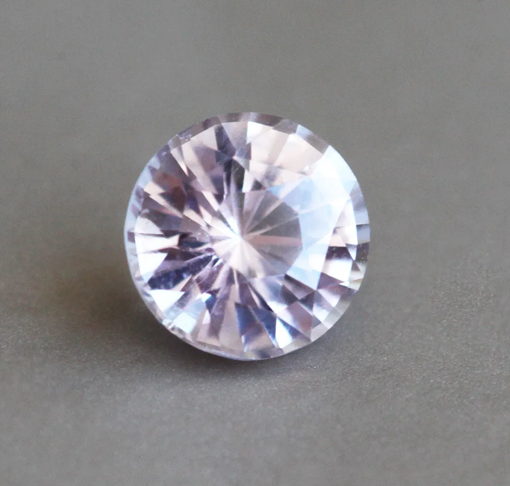 Loose 1.55 Ct Round Light Pink Sapphire