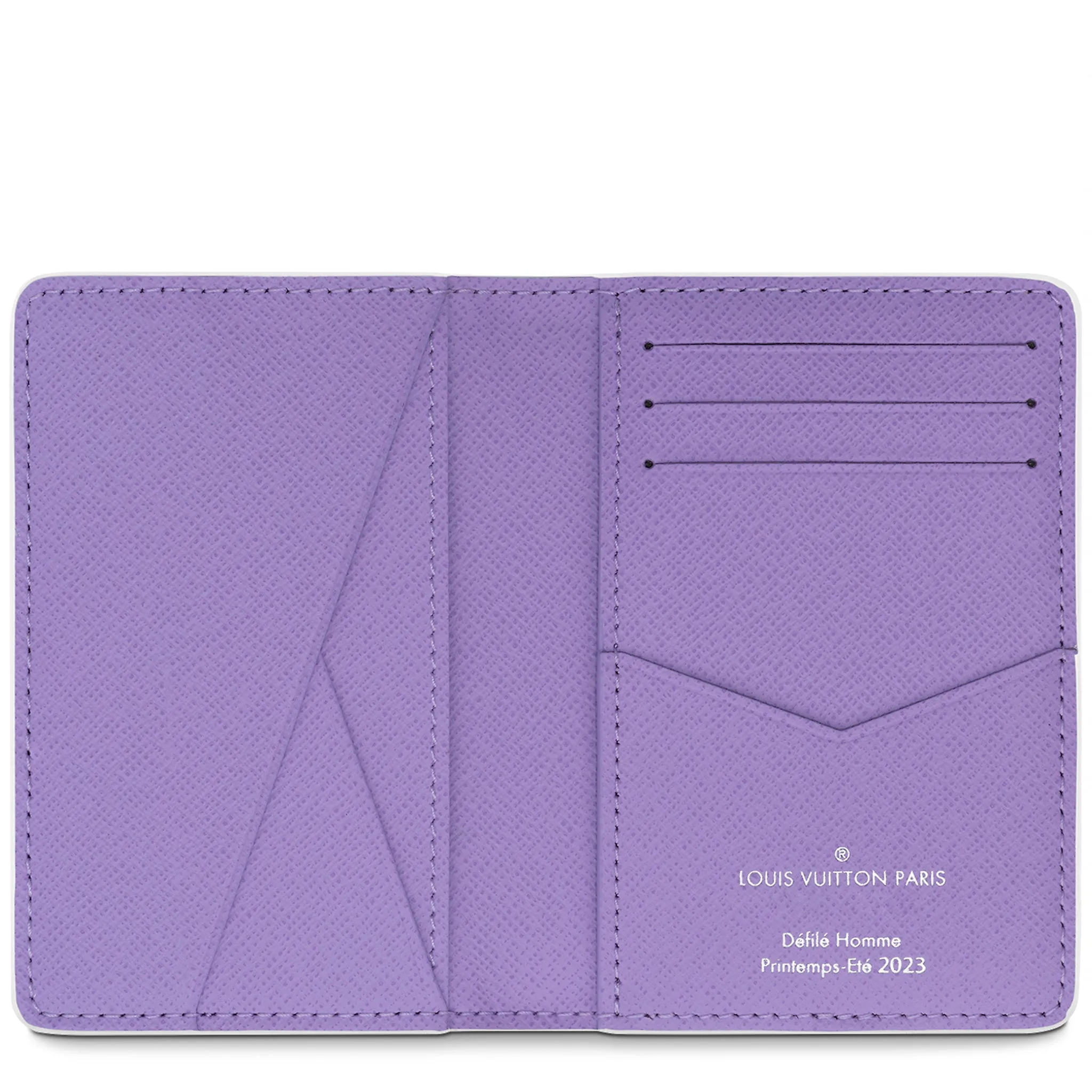 Louis Vuitton Monogram Comics Purple Pocket Organiser