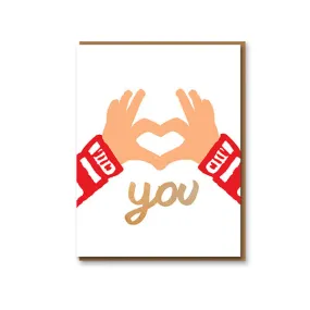 Love You Hands Card