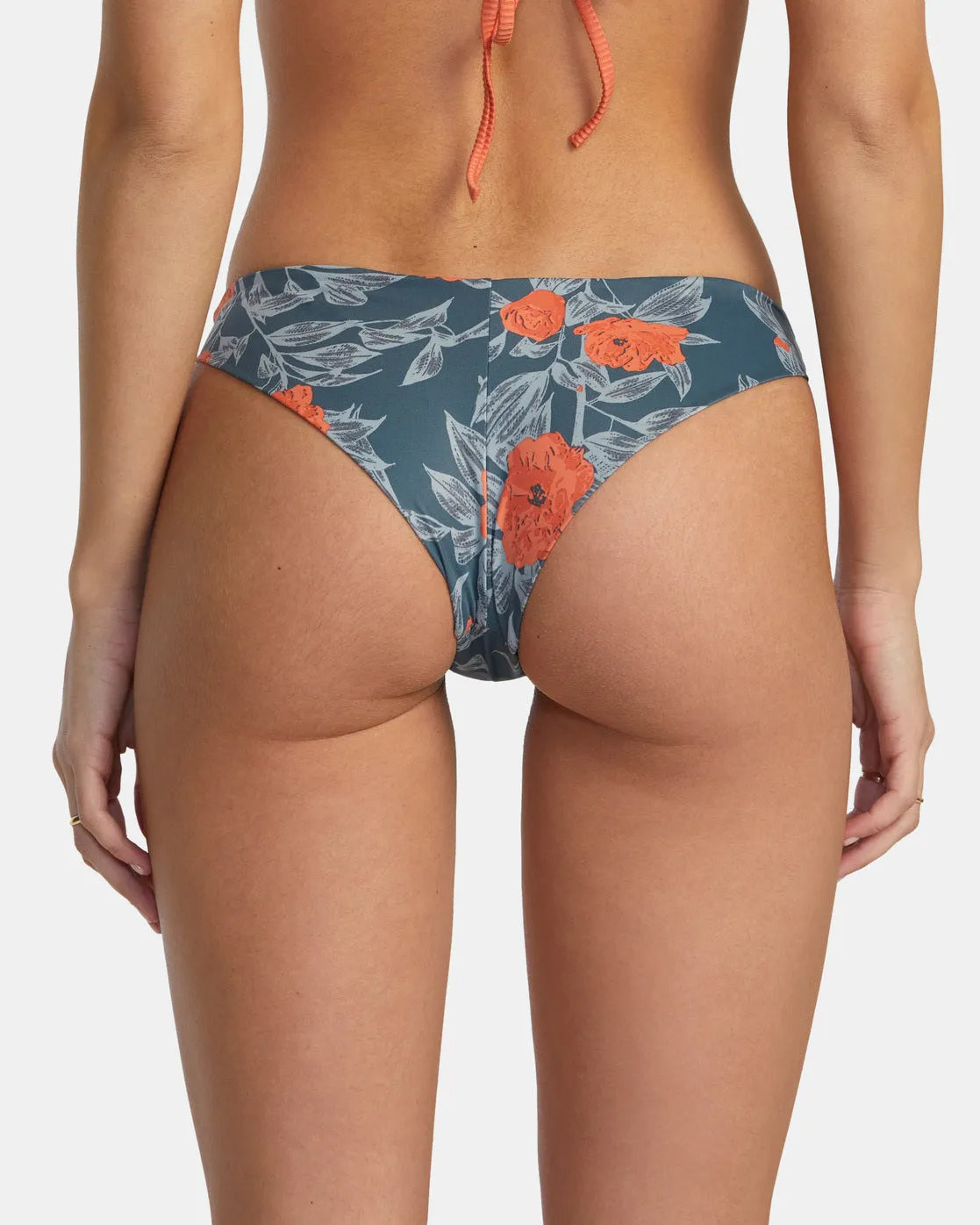 Low-Rise Cheeky Hipster Bikini Bottoms - Stormy Blue