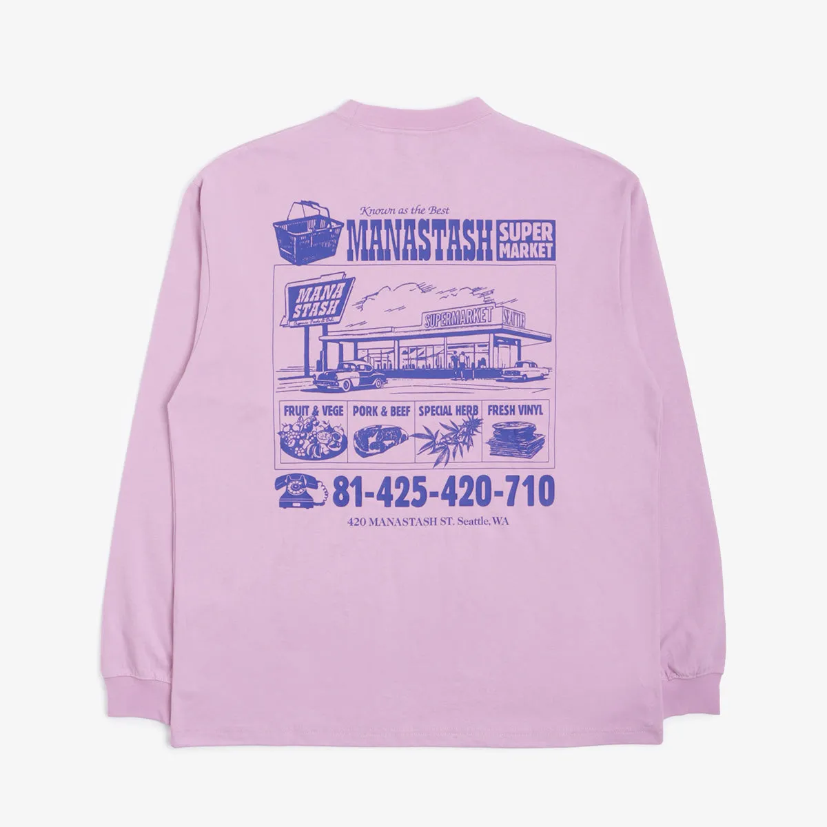 Manastash CiTee Long Sleeve Supermarket T-Shirt