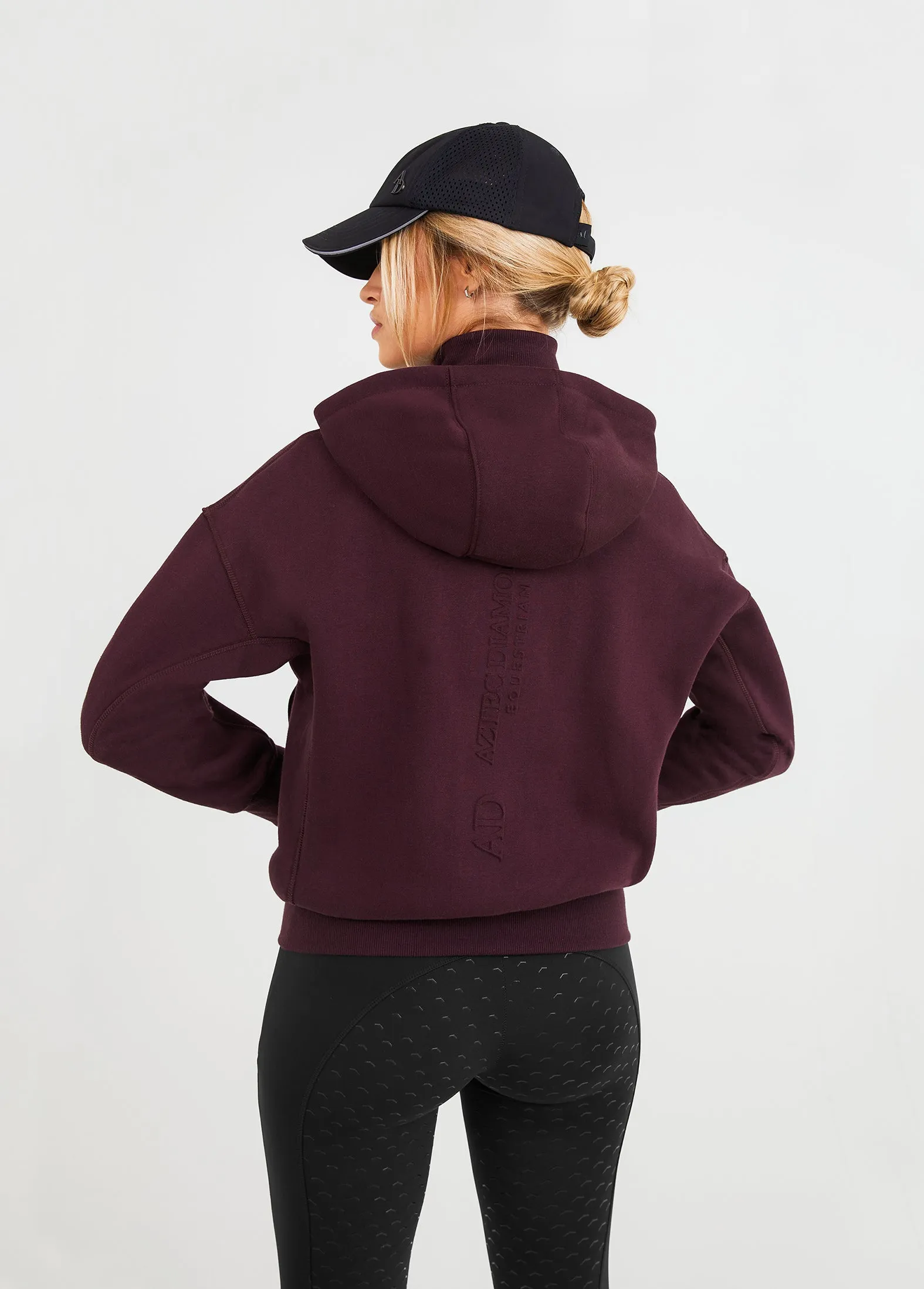 Maroon Zip Hoodie