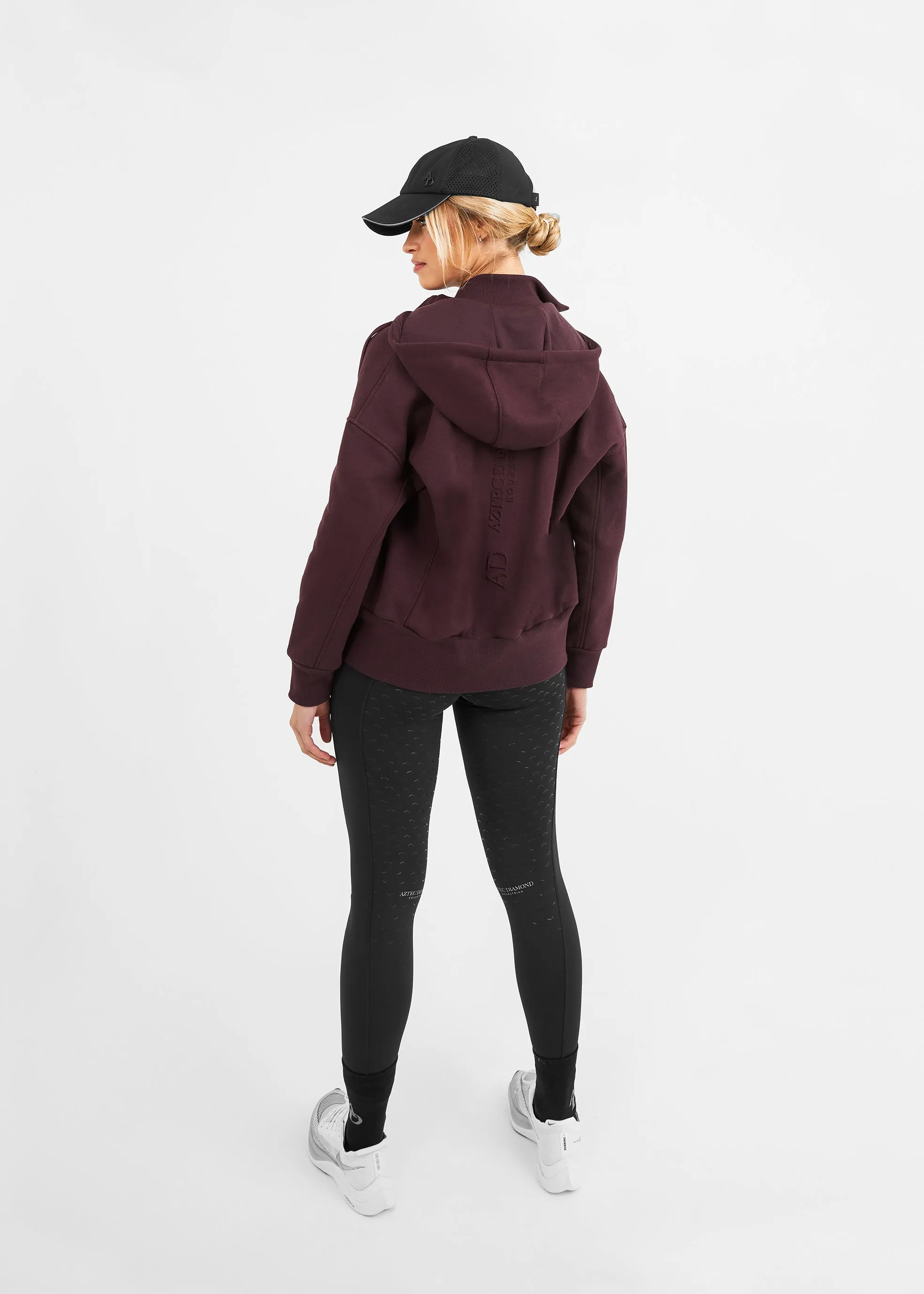 Maroon Zip Hoodie