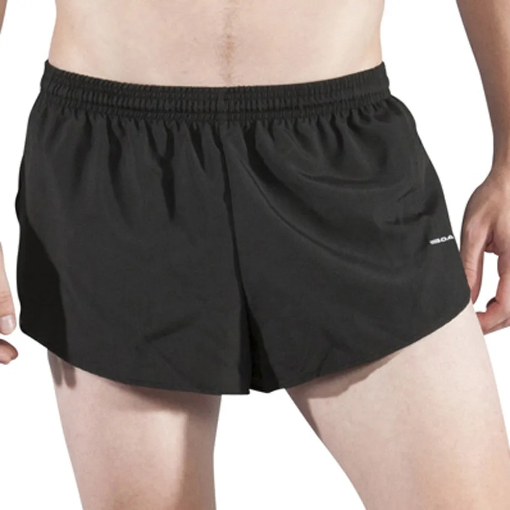 Men's 1" Elite Split Shorts- Black