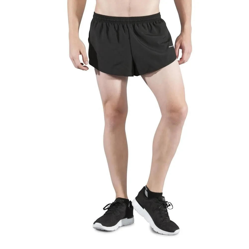 Men's 1" Elite Split Shorts- Black