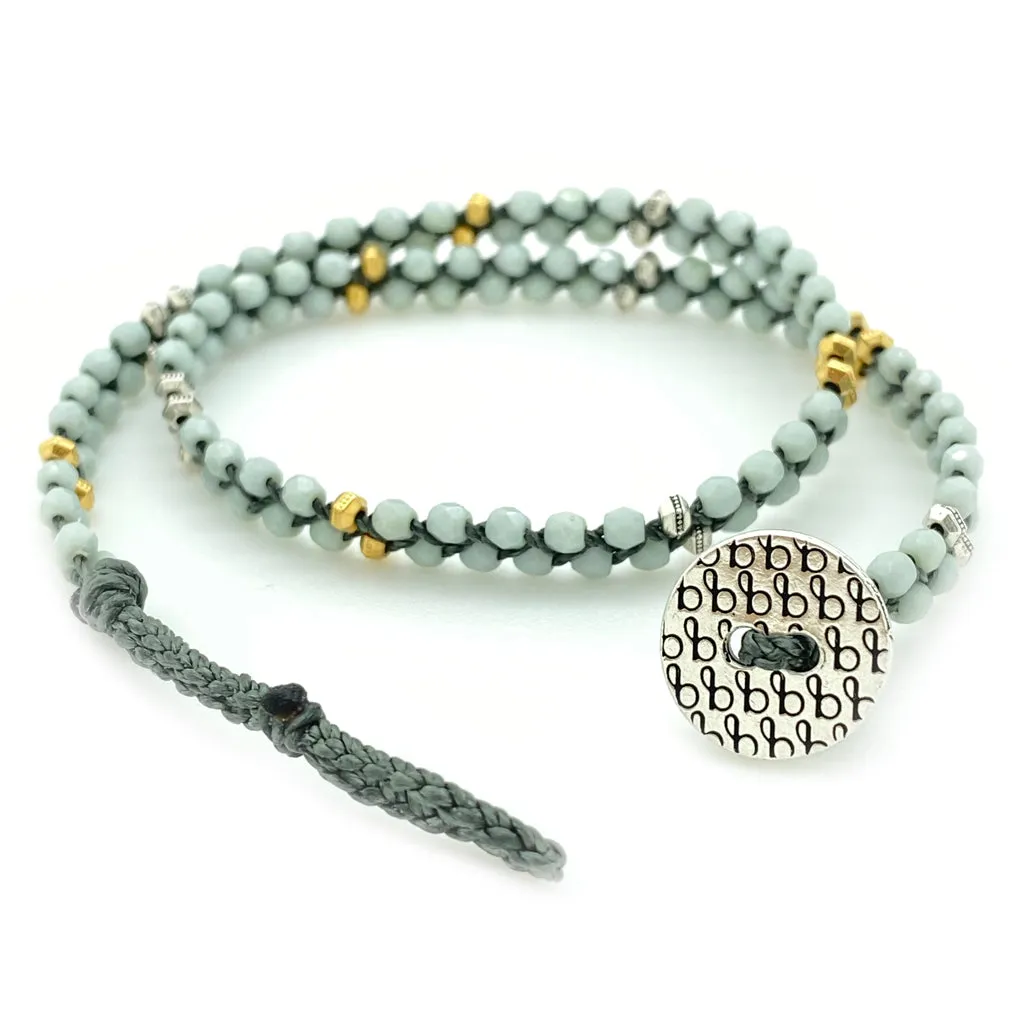 Meridian Wrap Bracelet - Mist