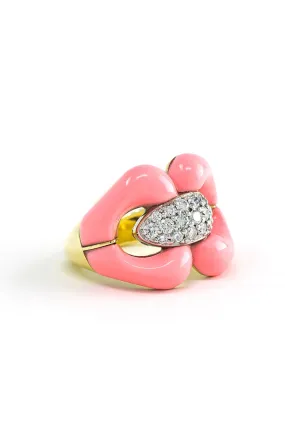 Nautical Pink Diamond Ring