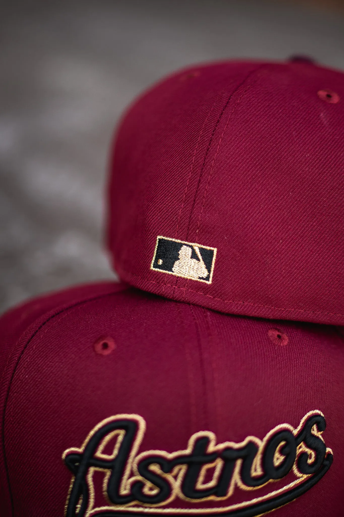 New Era Houston Astros Grey UV (Maroon/Burgundy)