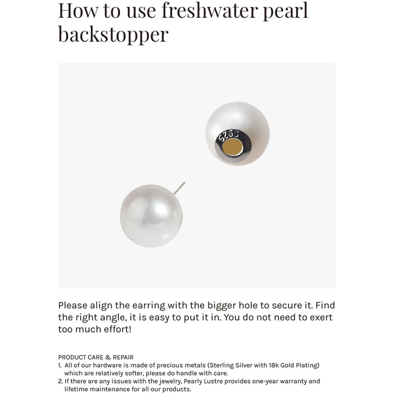 New Yorker Freshwater Pearl Earrings WE00368