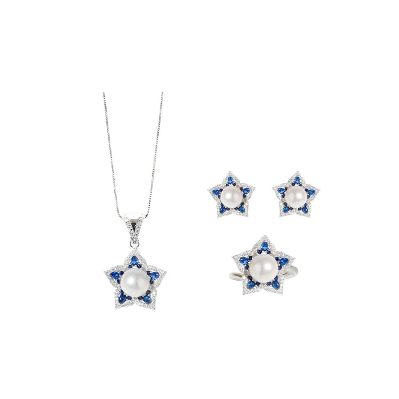 Ocean Star Freshwater Pearl Set WS00016