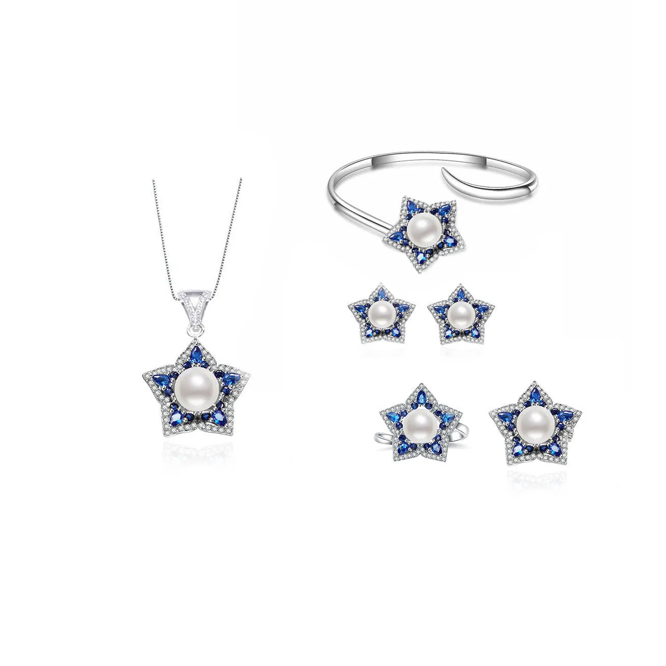 Ocean Star Freshwater Pearl Set WS00016