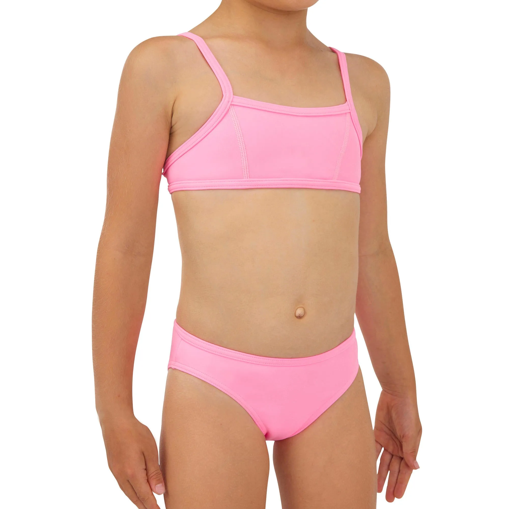 Olaian Bali 100 Two Piece Bikini Surfing Swimsuit Top Girls'