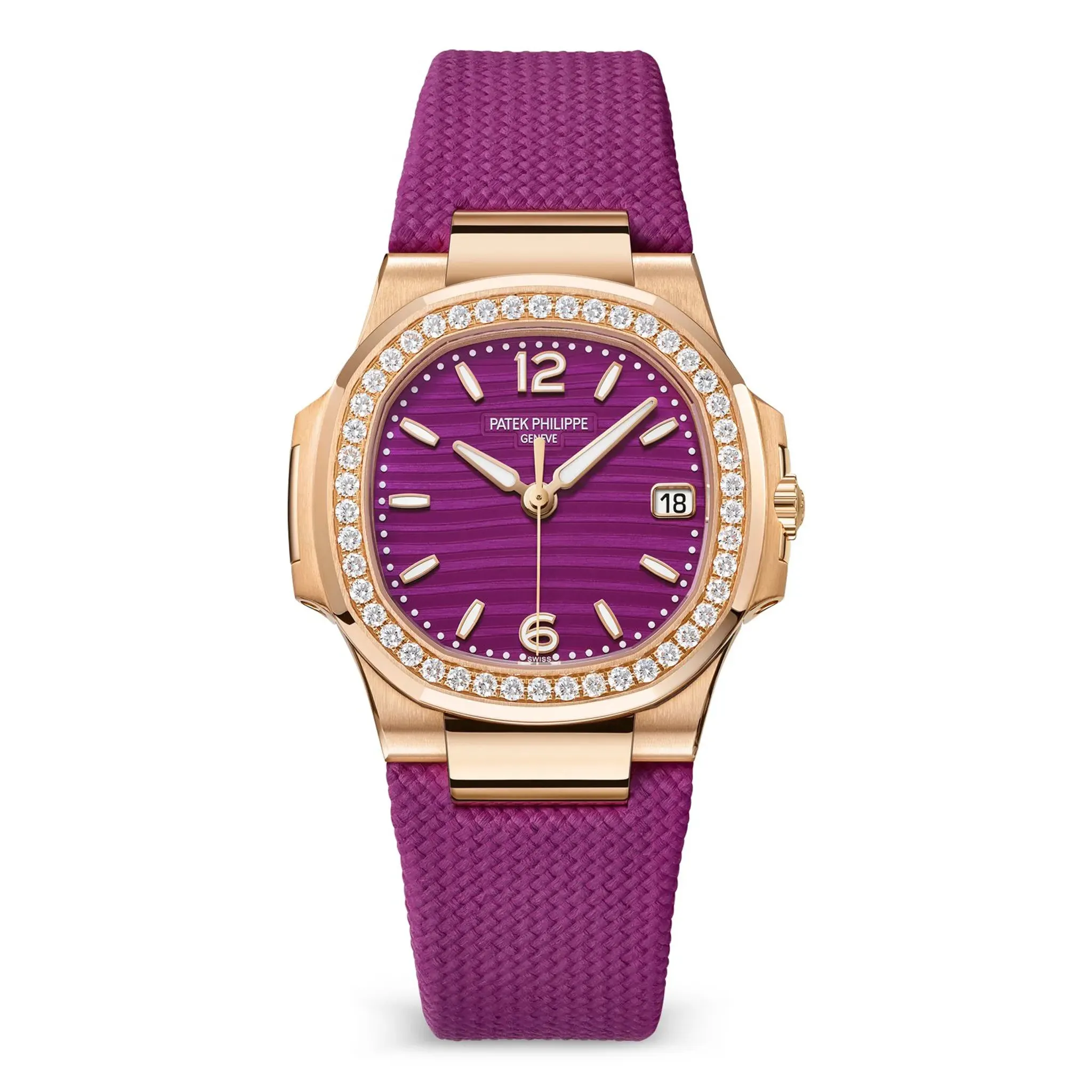 Patek Philippe Nautilus 7010R-013 Purple Rose Gold 32mm (2023)