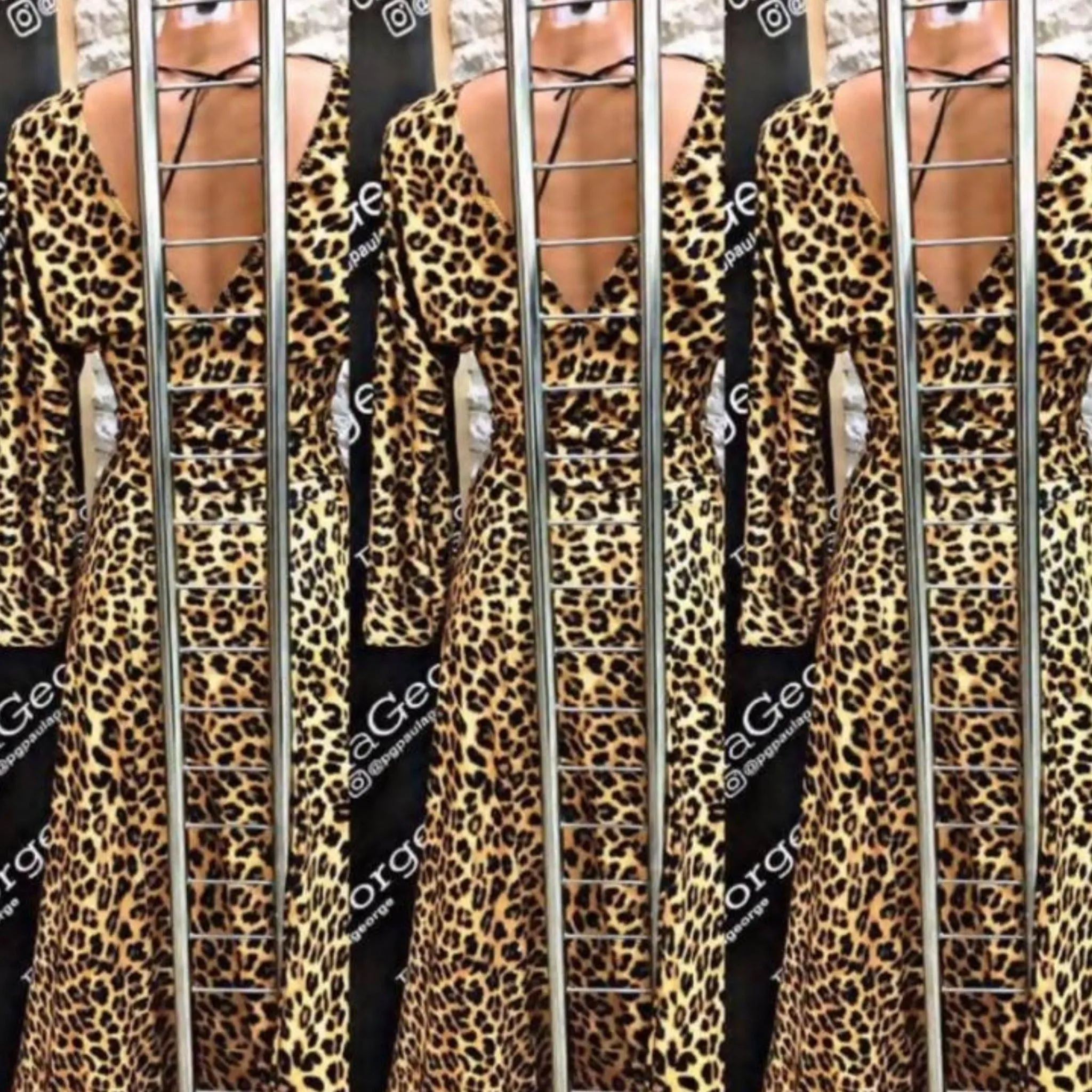 Paula George Leopard Practice Ballroom Dancewear