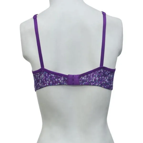 Printed Stretchable Cotton Bra Fn112 For Women