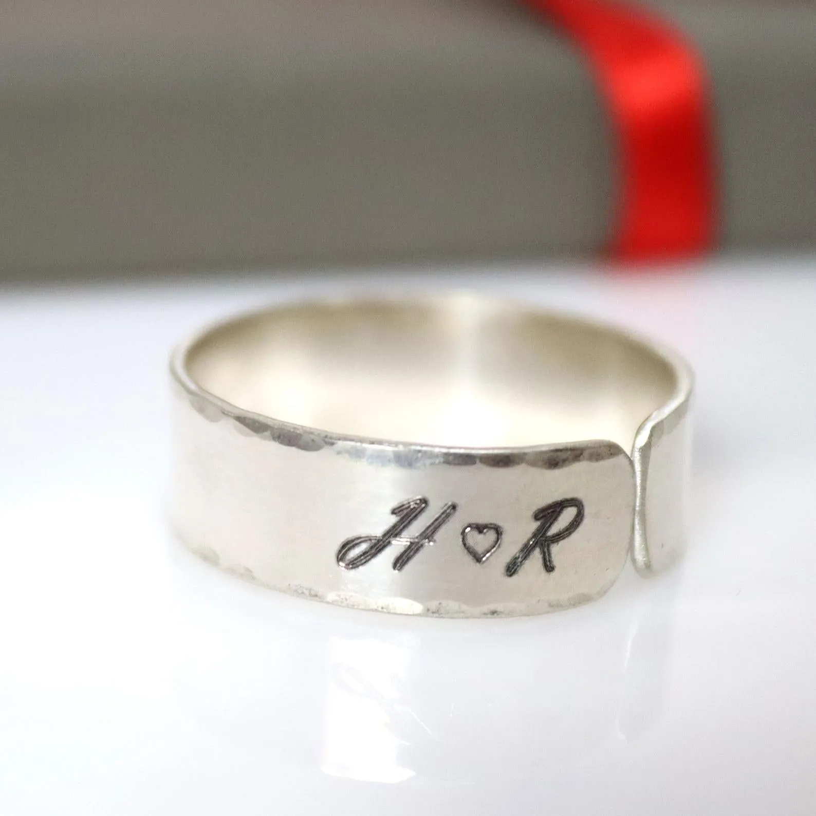 Pure Sterling Silver Band - Custom Engraved Ring