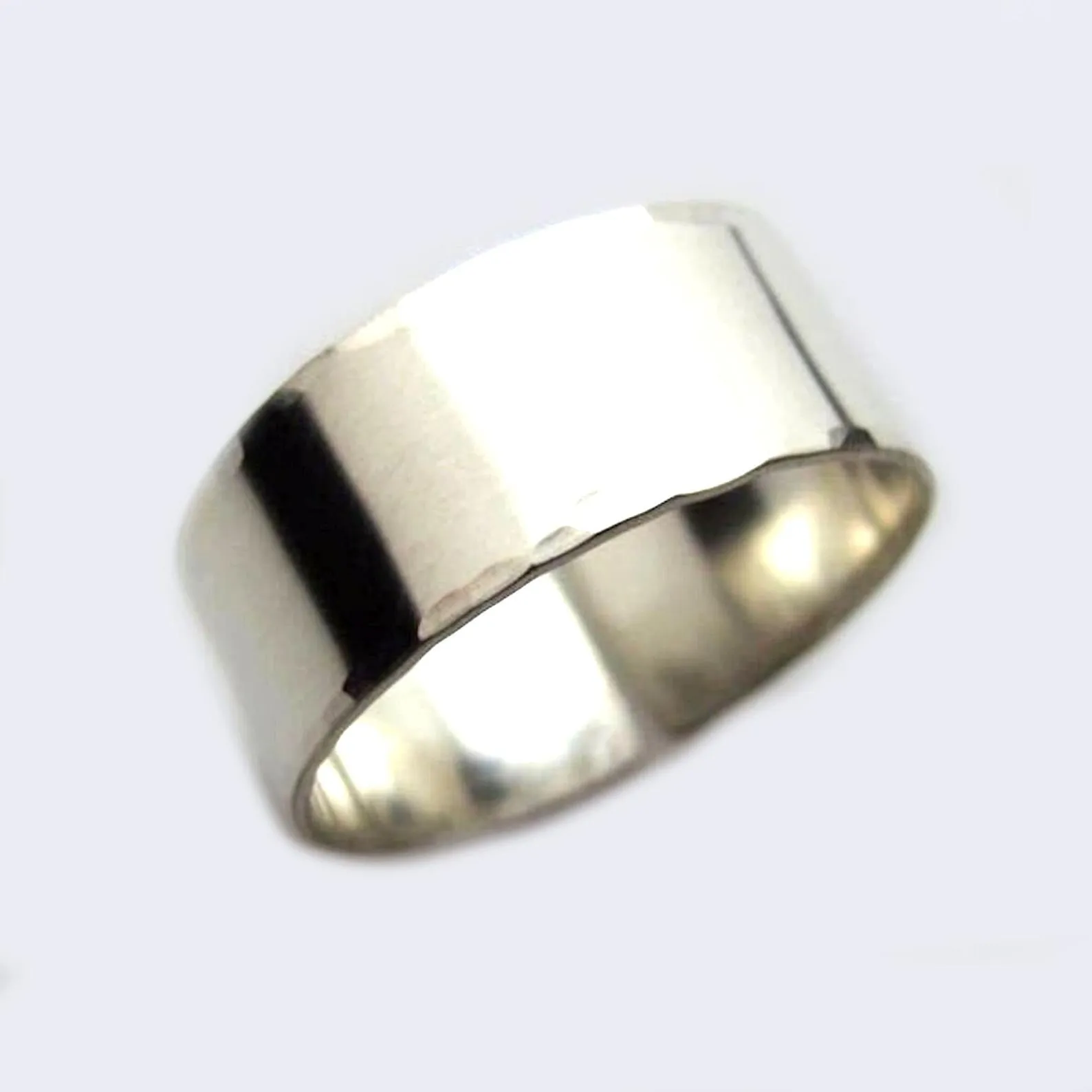 Pure Sterling Silver Band - Custom Engraved Ring