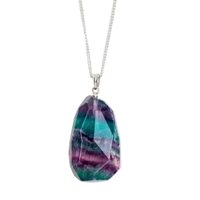 Rainbow Fluorite Necklace