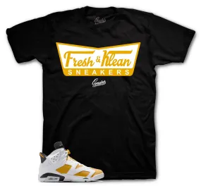 Retro 6 Yellow Ochre Fresh & Klean Shirt