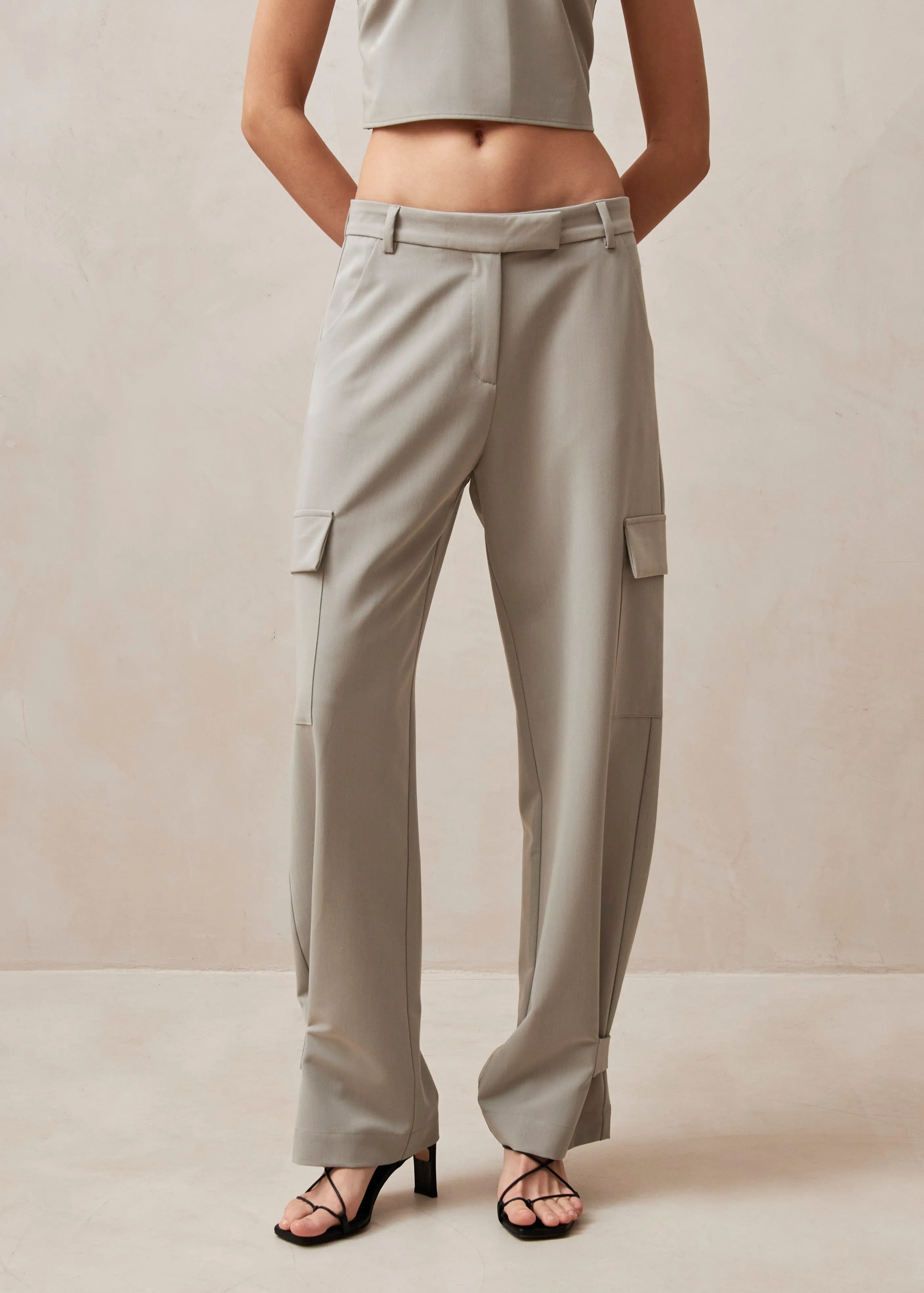 Rita Light Gray Pants