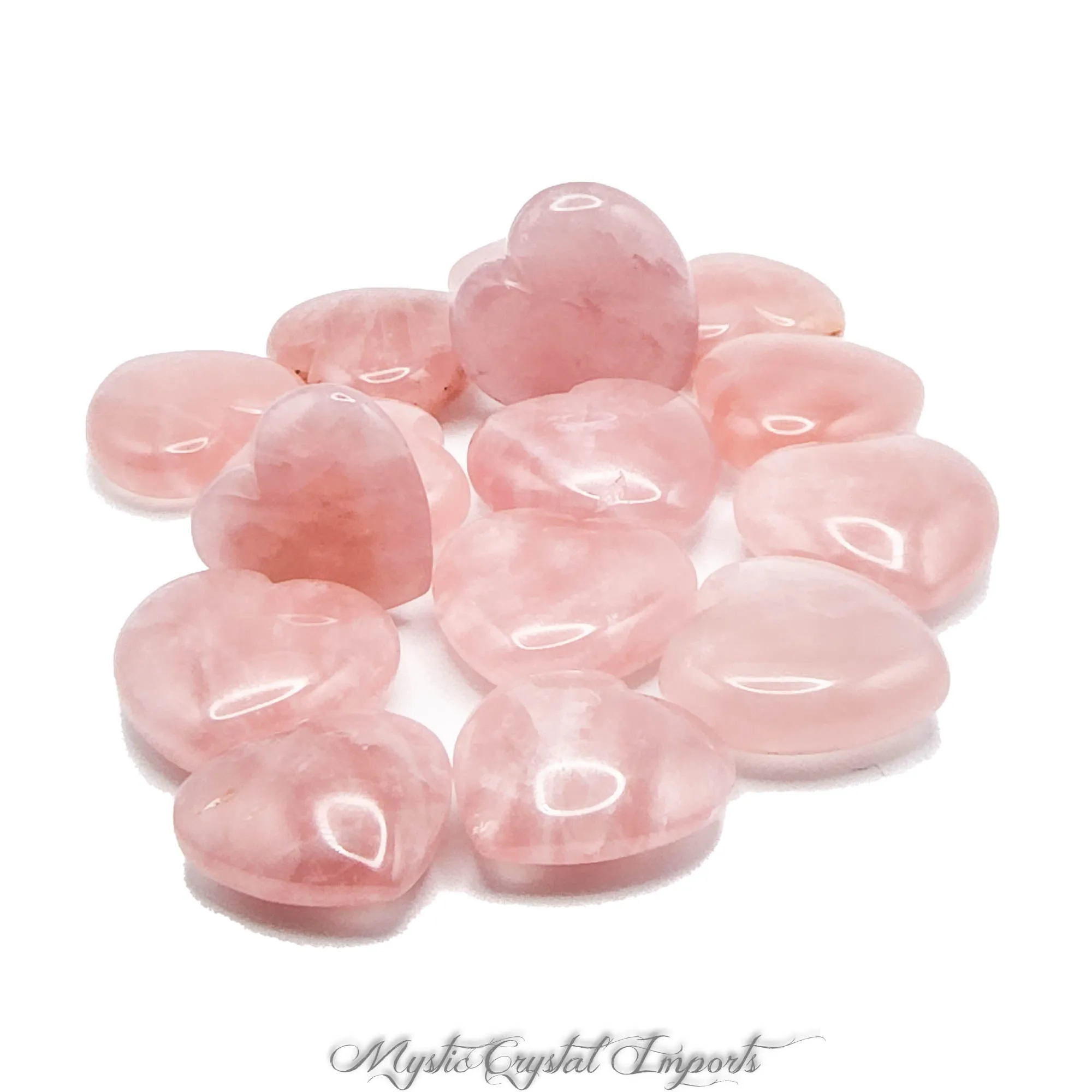 Rose Quartz Crystal Heart(s)