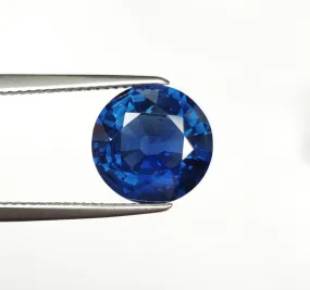 Round Lab Grown Sapphire Royal Blue Loose Gems- LSRB