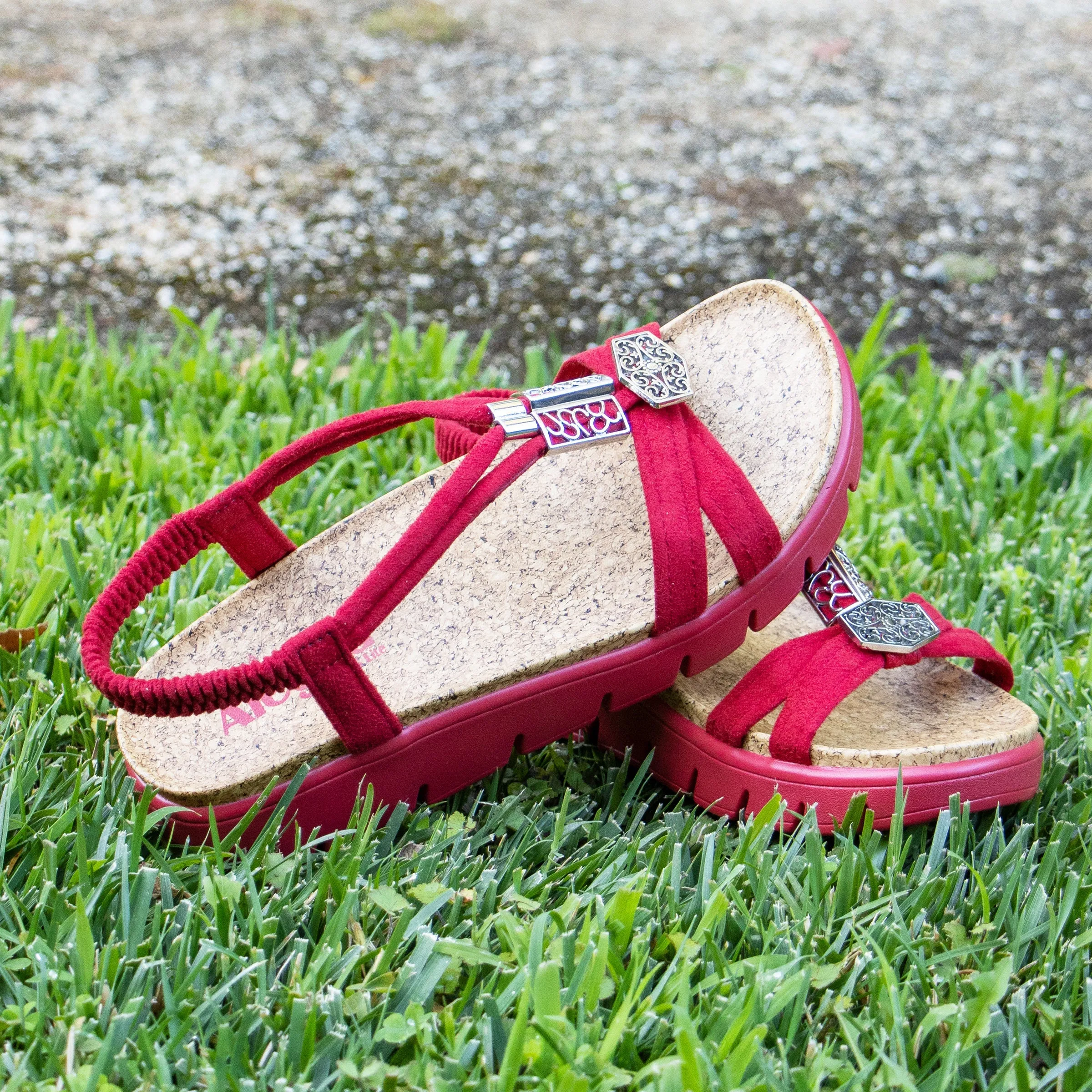 Roz True Red Sandal