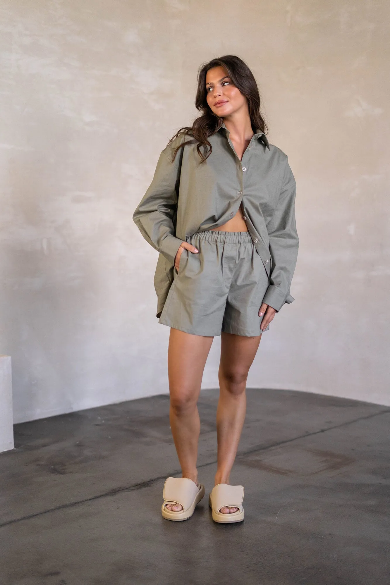 Shorts Liv (Khaki)