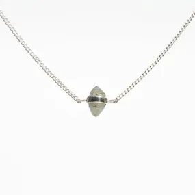 Silver Labradorite Wrap Necklace